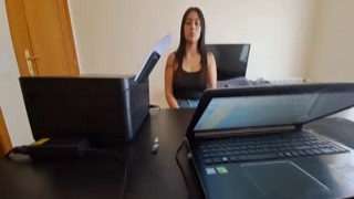 Miss Squirting - Latina Maid Signs Contract to Fuck 1 Minute Every Hour Until Her Boss Cums