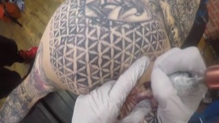 Amber Luke Gets A Butthole Tattoo And A Good Fucking