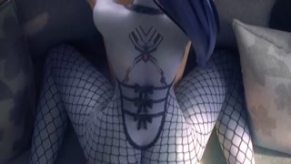 3D Beautiful Widowmaker with Huge Nice Boobs Compilation of Scenes